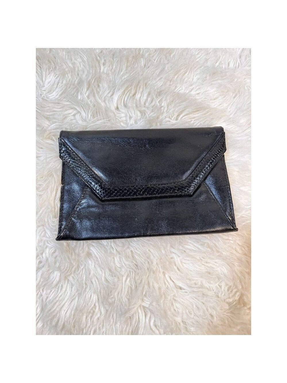 BUENO black Vintage Clutch Style Bag new